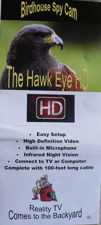 Hawk Eye Nature Cam Instructions