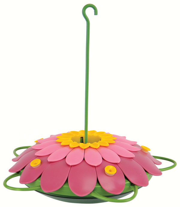 Pink 3D Flower Hummingbird Tray Feeder